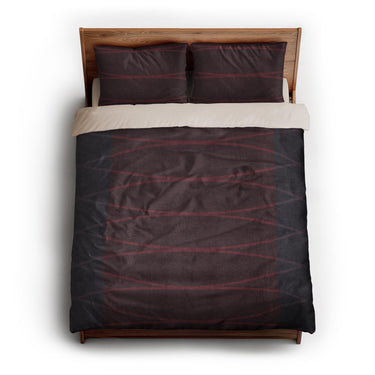Kepler Deep Purple & Fuchsia queen - microfiber - Natural Backing