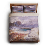 Yellowstone Great Blue Springs queen - microfiber - Natural Backing