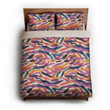 Alessa Multicolor queen - microfiber - Natural Backing