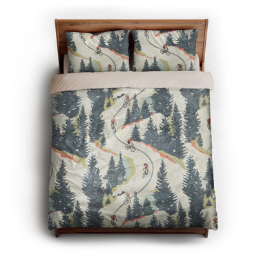 Downhill Descent queen - microfiber - Natural Backing
