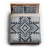 Reyno Navy & Stone queen - microfiber - Natural Backing