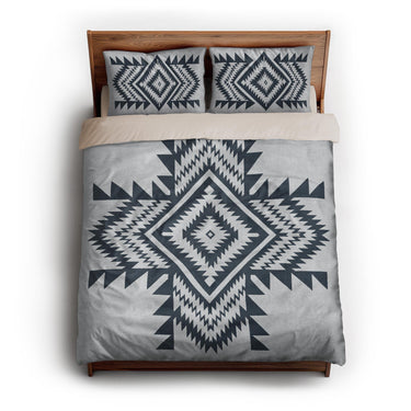 Reyno Navy & Stone queen - microfiber - Natural Backing