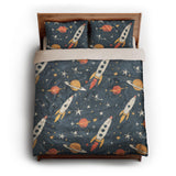 Cosmic Dreams queen - microfiber - Natural Backing