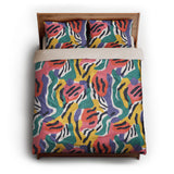 Lorenza Multicolor queen - microfiber - Natural Backing