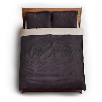 Keanu Watercolor Deep Purple Ombré queen - microfiber - Natural Backing