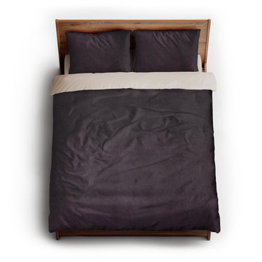 Keanu Watercolor Deep Purple Ombré queen - microfiber - Natural Backing