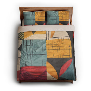 Avalon Multicolor queen - microfiber - Natural Backing