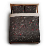 Edgar Red & Vintage Black queen - microfiber - Natural Backing