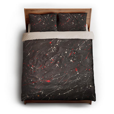 Edgar Red & Vintage Black queen - microfiber - Natural Backing