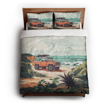 Beach Cruiser Duvet Cover