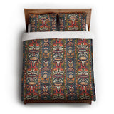 Totems queen - cotton - White Backing