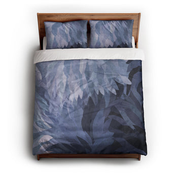 Dianthus Navy Duvet Cover