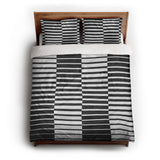 Spectra Black & White queen - cotton - White Backing