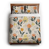 Milana Ivory Gold queen - cotton - White Backing