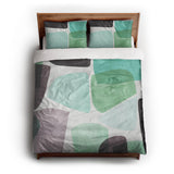 Tabitha Seaglass queen - cotton - White Backing