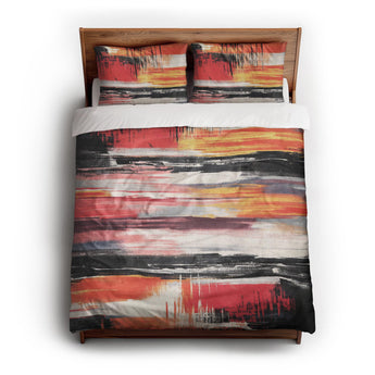 Jörgan Red & Black Duvet Cover
