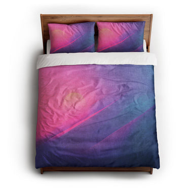 Siderays Blue & Pink queen - cotton - White Backing