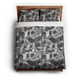 Harmon Surreal Chess BW queen - cotton - White Backing