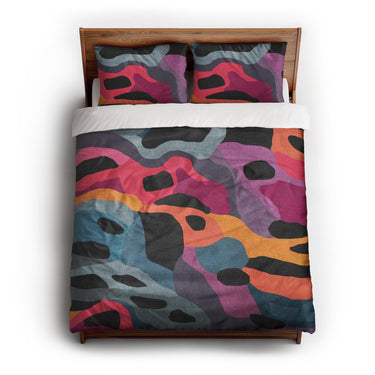 Umorna Multicolor queen - cotton - White Backing