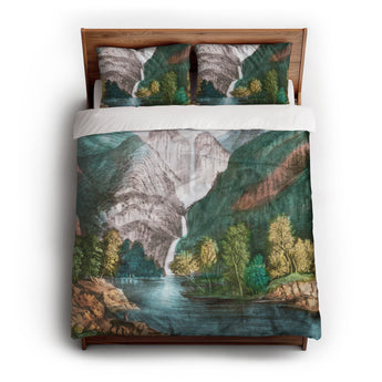 Yosemite Falls Duvet Cover