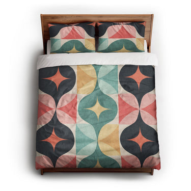 Maxine Multicolor queen - cotton - White Backing