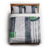 Gordian Green queen - cotton - White Backing
