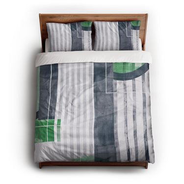 Gordian Green queen - cotton - White Backing