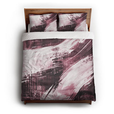 Emil Burgandy queen - cotton - White Backing