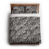 Dazzle of Zebras queen - cotton - White Backing