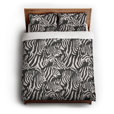 Dazzle of Zebras queen - cotton - White Backing