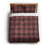 Buffalo Plaid Deep Red queen - cotton - White Backing