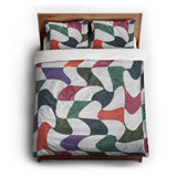 Twyla Checkered Multicolor queen - cotton - White Backing
