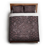 Durand Burgandy queen - cotton - White Backing