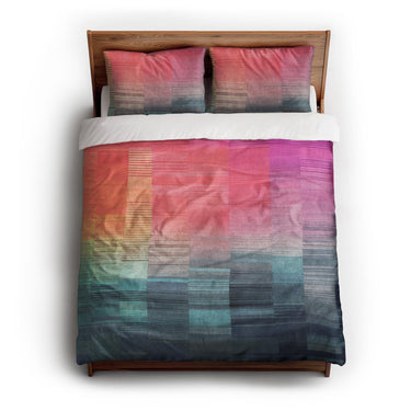 Harvey Multicolor queen - cotton - White Backing