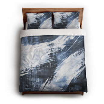 Emil Navy Blue Duvet Cover