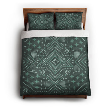 Durand Deep Turquoise Duvet Cover