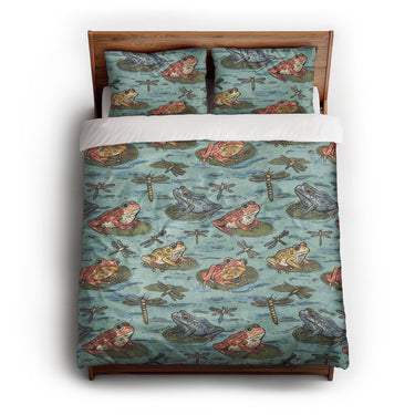 Frog Pond queen - cotton - White Backing