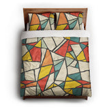 Arthur Multicolor queen - cotton - White Backing