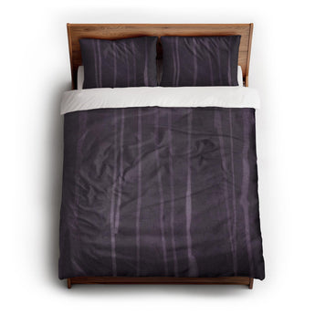Felix Bleach Dye Deep Purple Duvet Cover