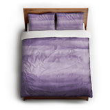 Jacinda Watercolor Purple Ombre queen - cotton - White Backing