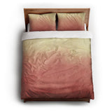 Kieran Watercolor Peach Ombre queen - cotton - White Backing
