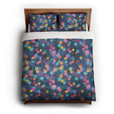 Bokeh at Dawn queen - cotton - White Backing