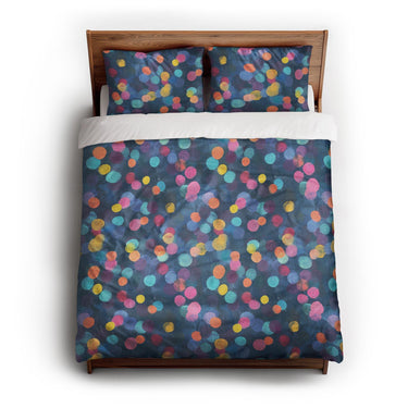 Bokeh at Dawn queen - cotton - White Backing