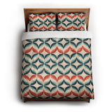 Jasper Blue & Red queen - cotton - White Backing
