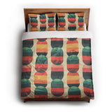 Andante Polychrome queen - cotton - White Backing