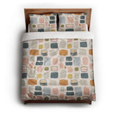 Calliope Ivory Multicolor queen - cotton - White Backing