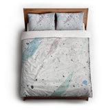 Stephanie Cool Splatter queen - cotton - White Backing