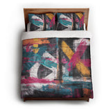 Xanther Multicolor queen - cotton - White Backing