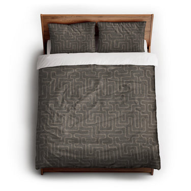 Terra Greige queen - cotton - White Backing
