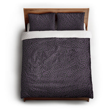 Kiva Purple queen - cotton - White Backing